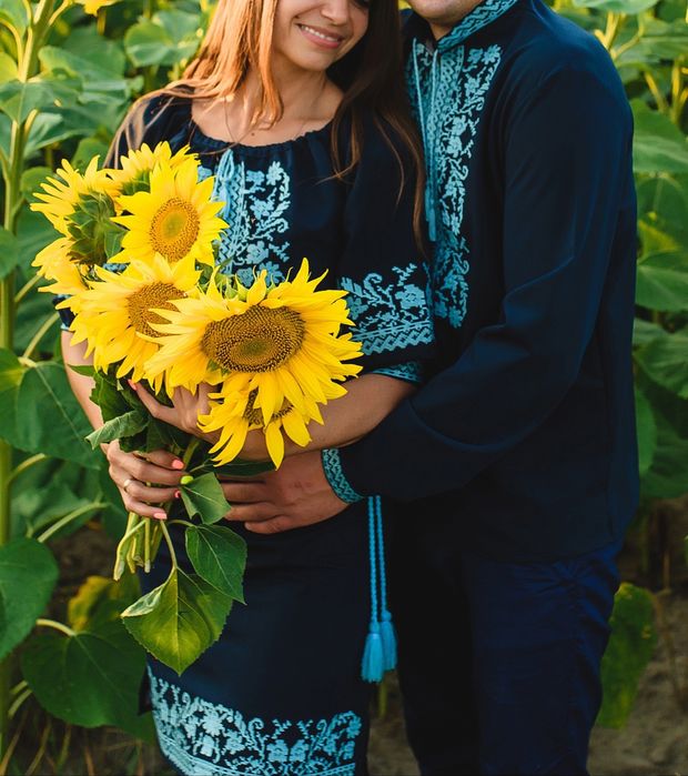 Жіноча сукня вишиванка 44+ чоловіча сорочка 48, Family look / Фемілі л