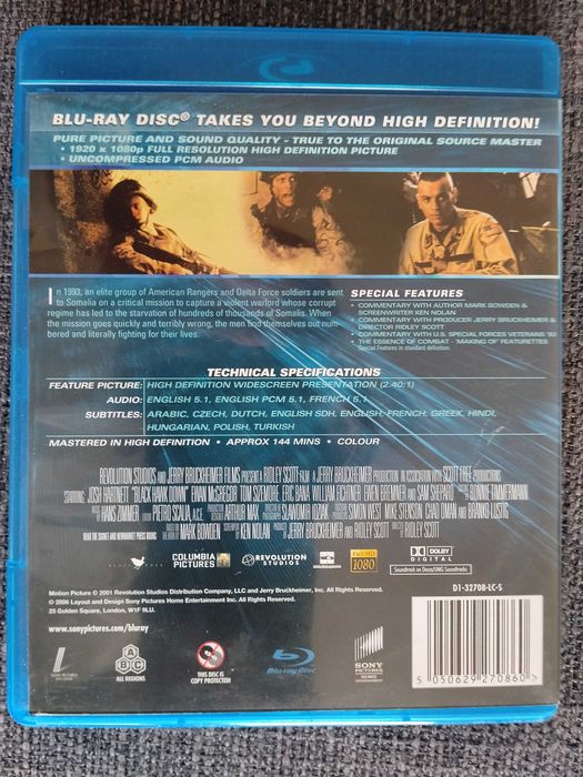 Helikopter w ogniu  2001r. Black hawk down - BLU-RAY