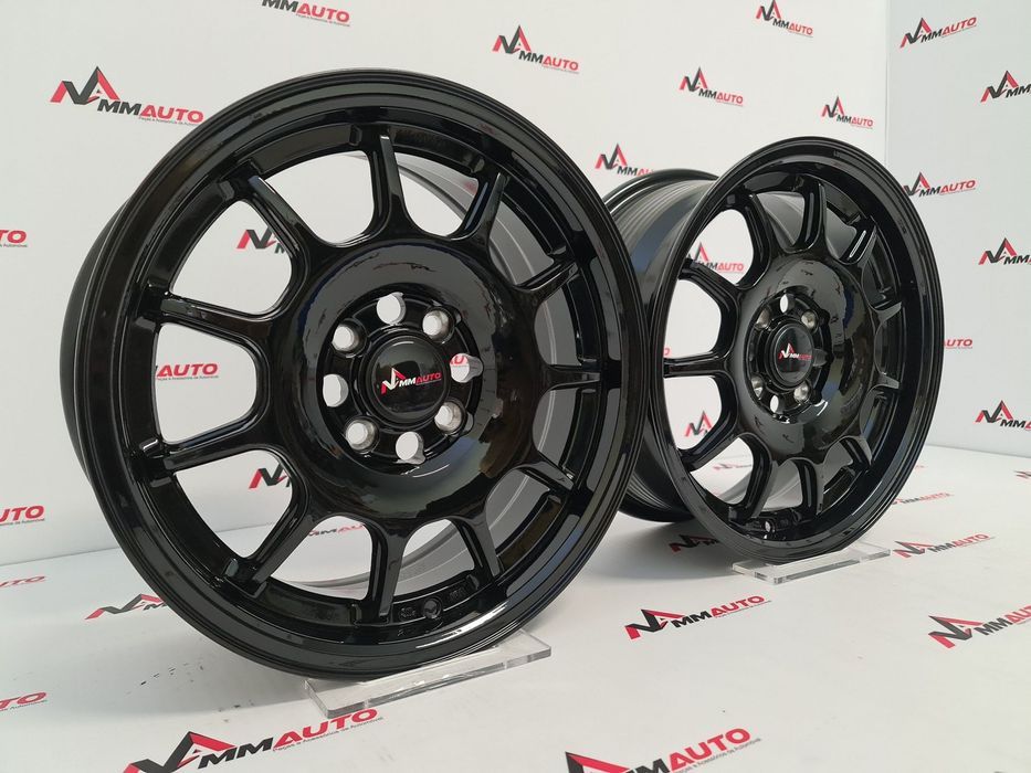 Jantes MMAuto Works 15 Preto Brilho (4x100)