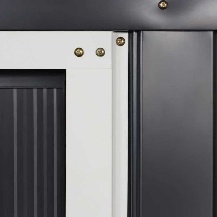 Abrigo de jardim em aço galvanizado 340x382x200 cm