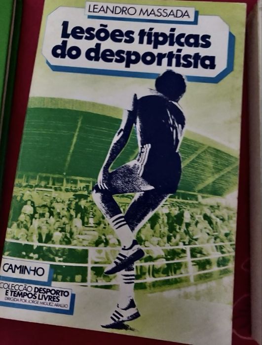 Livros da área do desporto: ensino e lesões