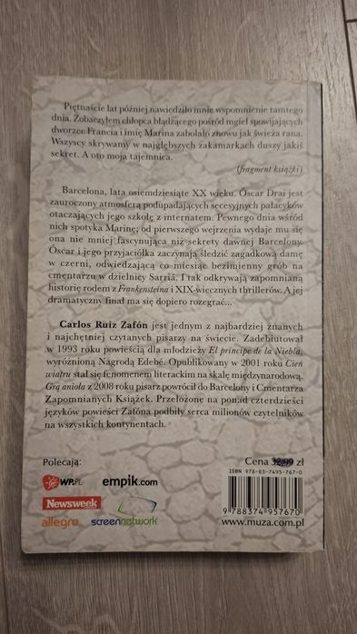 Marina Carlos Ruiz Zafon