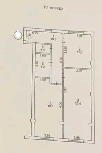 2-кімнатна квартира за адресою вул. Спортивна (площа 68 м²) - Atlanta.ua - фото 4