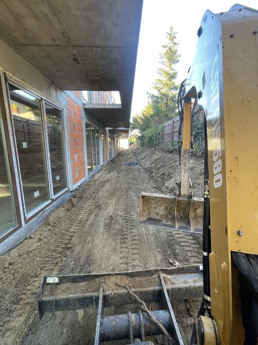 Minikoparka Koparka Transport Wywrotka Usługi