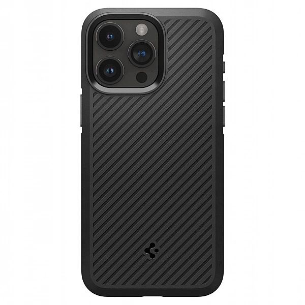 Etui Spigen do iPhone 15 Pro - czarne plecki ochronne, pancerna obudow