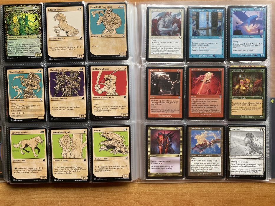 Variant, Retro frame, Alt art kolekcja 144 kart magic the gathering