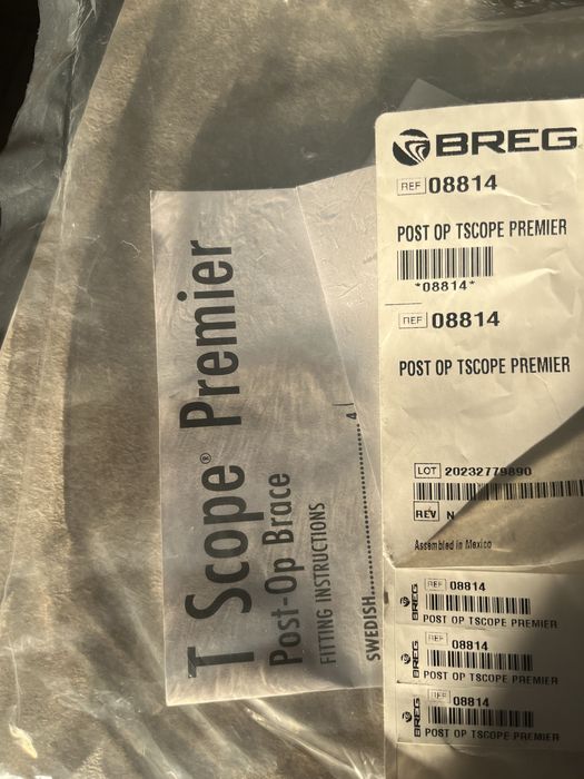 Orteza na staw kolanowy T Scope Premier Breg