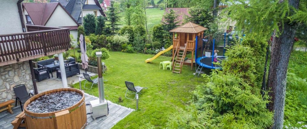 Willa u Baranów noclegi Zakopane balia góralska sauna plac zabaw