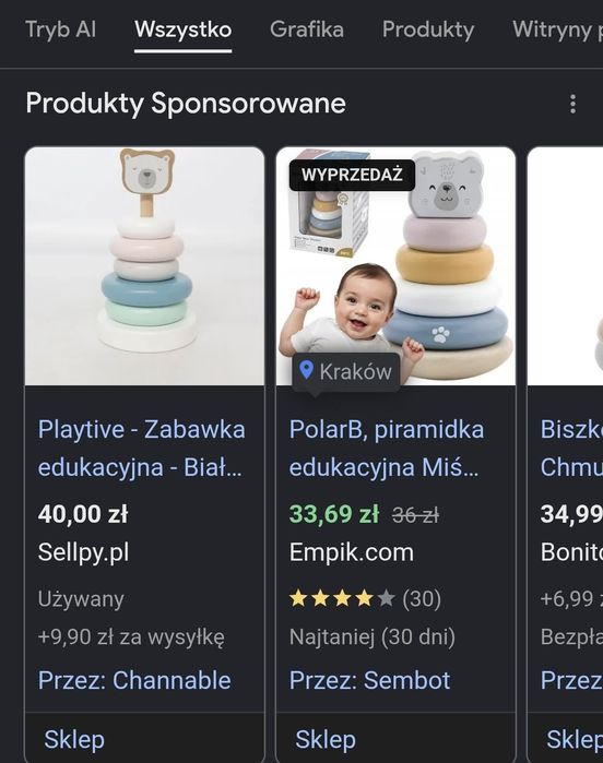 Piramida miś playtive z Lidla