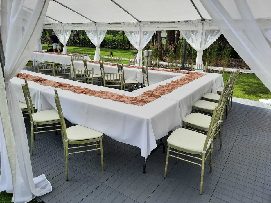 Podłoga modułowa, wynajem, namioty, krzesła do ślubu