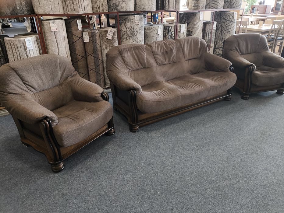 Sofa rozkładana + 2 fotele