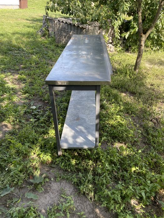 Стіл виробничий із нержавіючої сталі