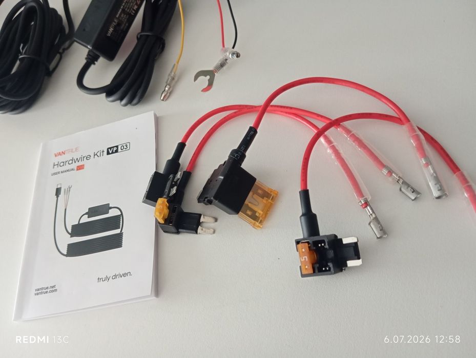 Zestaw zasilający Vantrue Hardwire Kit VP03
