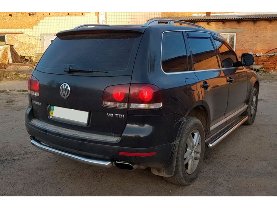 Задній захист AK002 для Volkswagen Touareg 2002-2010 Нержавіюча сталь (2 шт.)