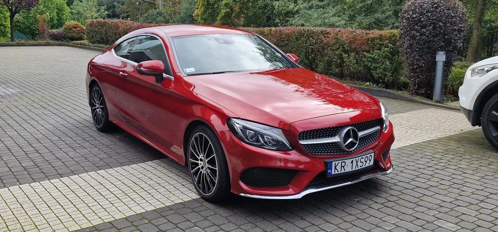 Mercedes-Benz Klasa C MERCEDES C 250 Coupe benzyna 2017r. 76000km