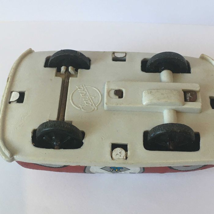 Brinquedo miniatura PORSCHE 911 Bombeiros - em chapa com fricção
