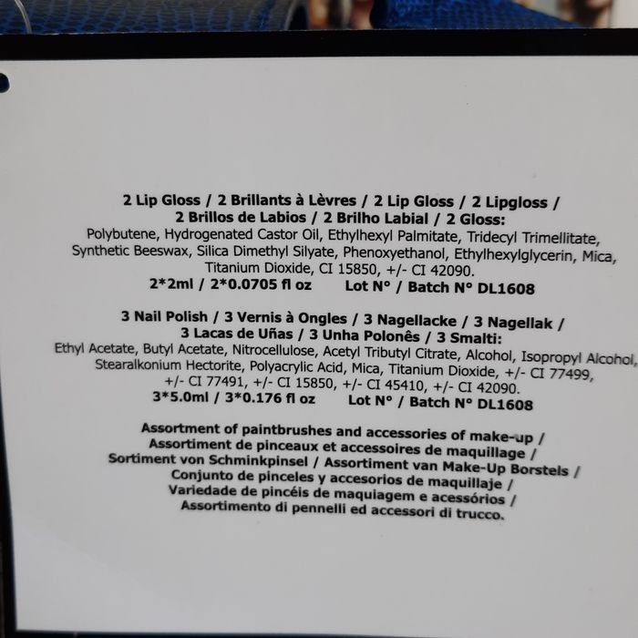 Caixa de maquilhagem NOVO