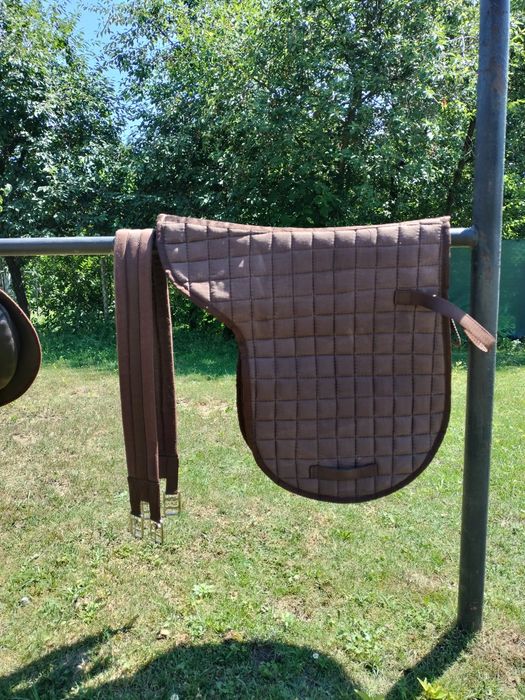 Siodło wszechstronne 17 cala brązowe kompletne