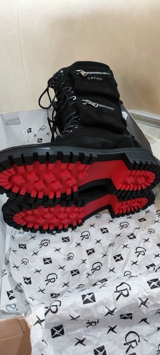 Buty skóra naturalna zamszowa