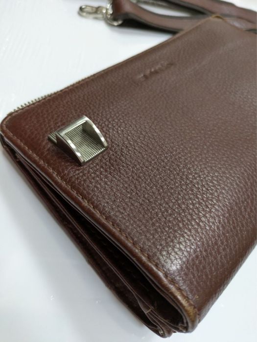 Сумка кожаная мужская (барсетка)