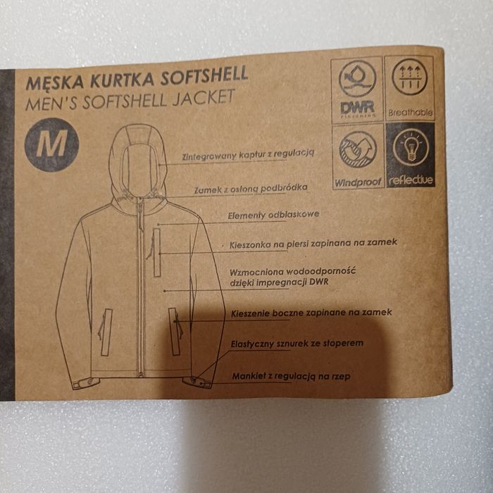 Kurtka męska Campus softshell z kapturem