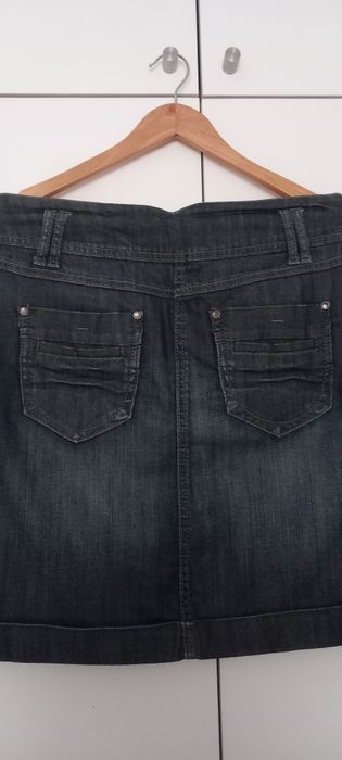 Saia de Ganga Tam 40  Denim  ( Portes Incluídos)