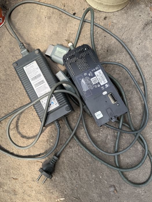 Zasilacz dysk i kabel av orginalny Microsoft Xbox 360