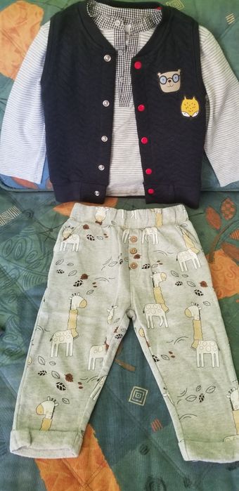 Paka ubrania R 86 jesień/zima