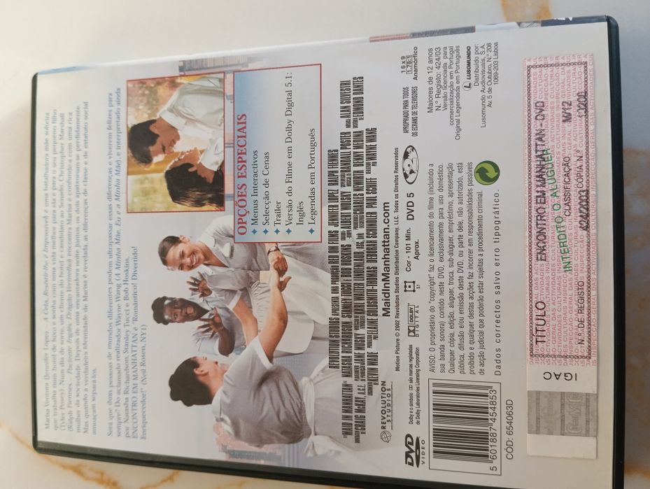 DVD encontro em Manhattan