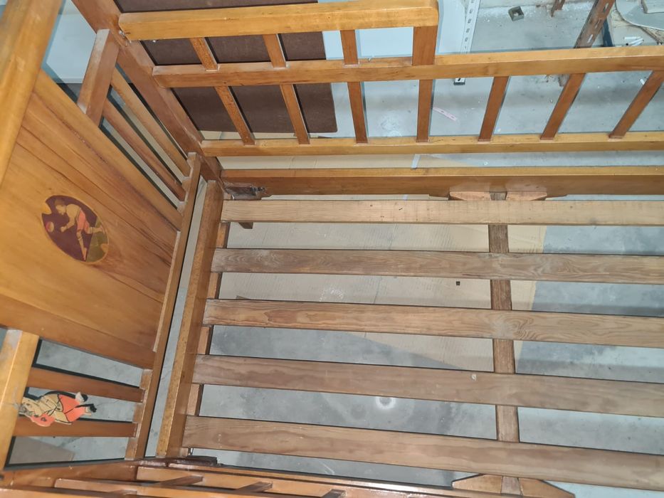 Berço vintage completo