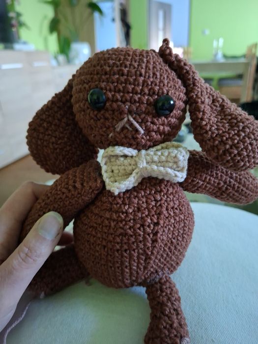 Króliczek handmade / Handmade crochet bunny