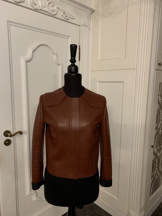 MAX MARA kurteczka bez podszewki, skóra naturalna