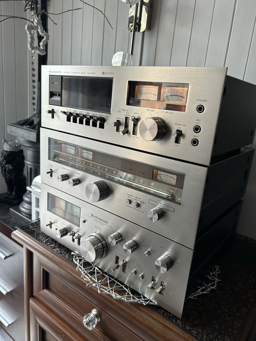 Mocny Komplet Kenwood Wzmacniacz KA-8300/Tuner KT-8300/Magnetofon KX-620/Serwis/Komplet!