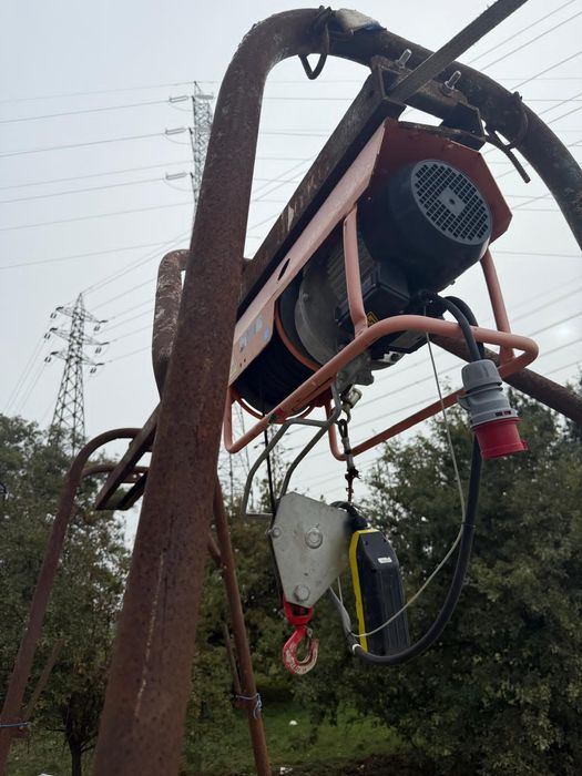 Guincho elétrico para construção civil