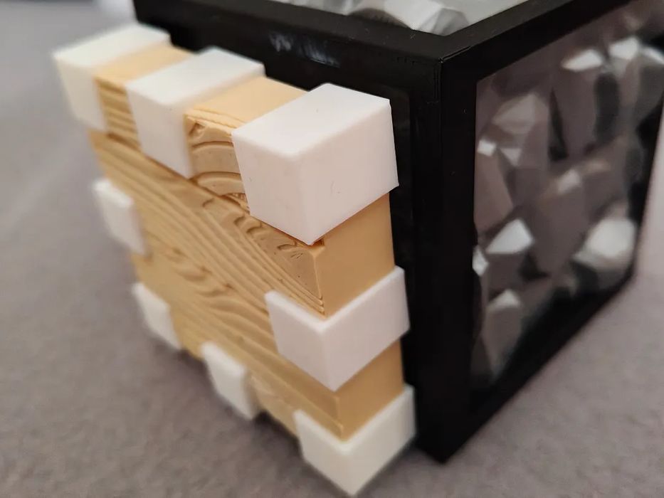 Bloco de Pistão Minecraft com Alavanca