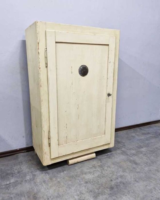 Szafa Chlebowa ze Szklanymi Pojemnikami na Przyprawy AntykiMarki.pl