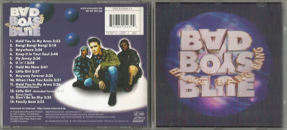 BAD BOYS BLUE - Bang Bang Bang CD [EU]