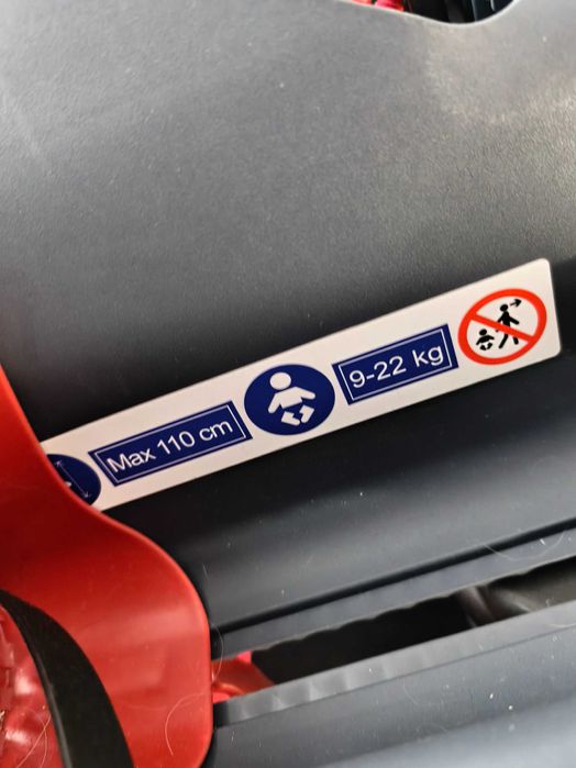 Assento traseiro de bicicleta para crianças de 09 a 22kg