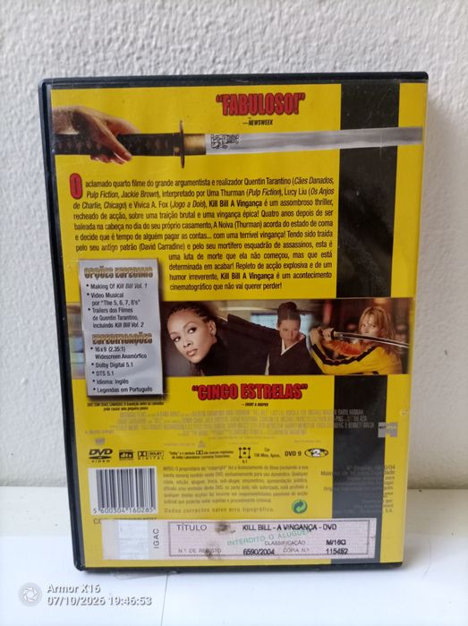 DVD.     kill Bill
