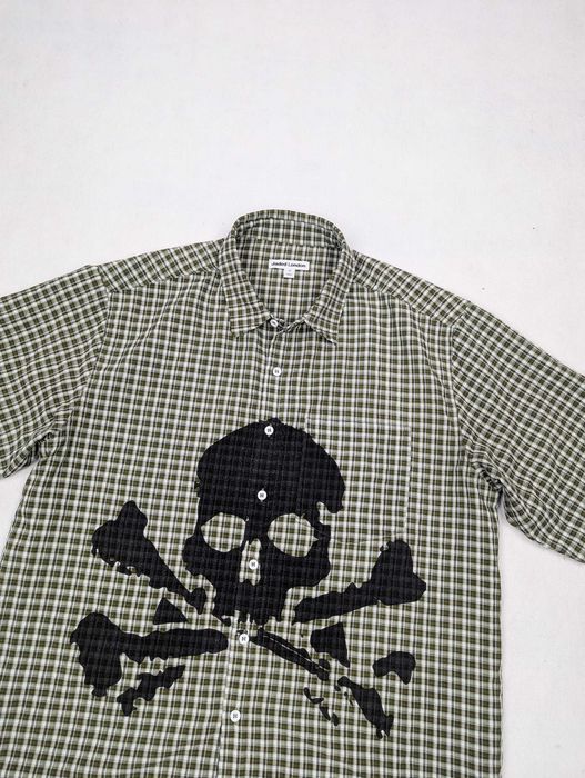 Jaded London koszula w kratę z czaszką skull XL