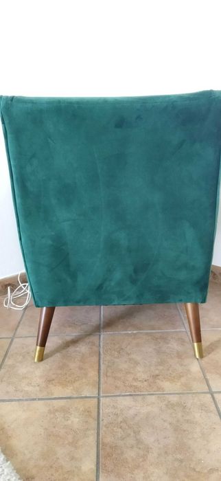 Cadeirão verde esmeralda