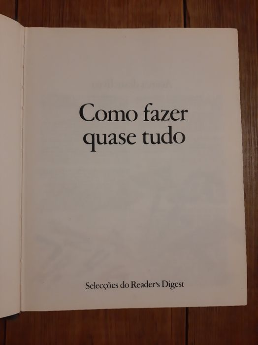 Livro " Como fazer quase tudo "