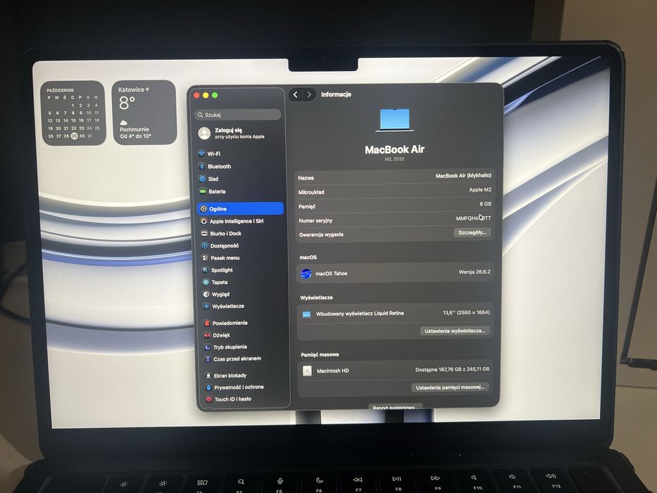 Macbook Air 2022 M2 13”