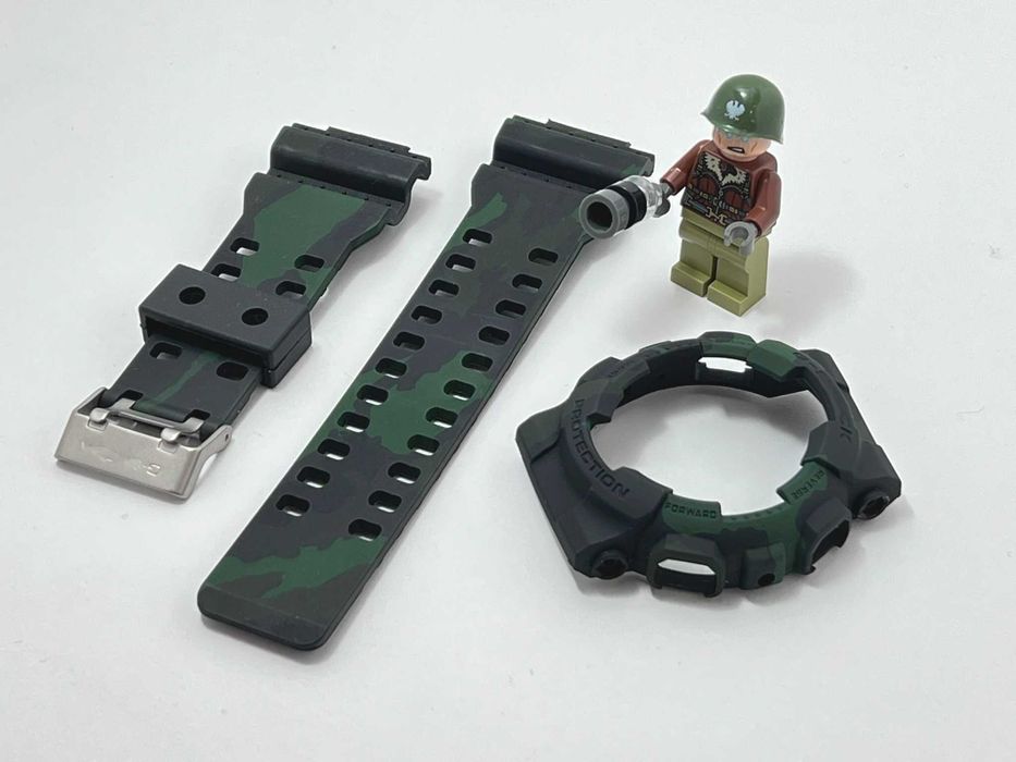 Bezel+pasek Casio G-SHOCK GA-100 GA-110 GA-120 GA-140 GLS GD MORO/Z