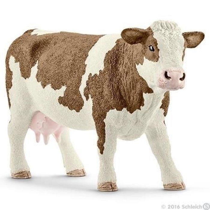 Krowa rasy Simentalskiej folia,149x104 mm SCHLEICH