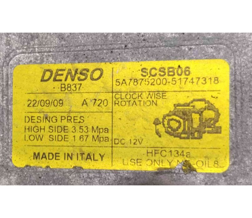 Compressor Ar Condicionado 5A7875200 - FORD KA