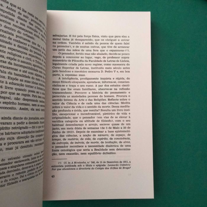 Leonardo Coimbra o Filósofo e o Tribuno - Sant'Anna Dionísio