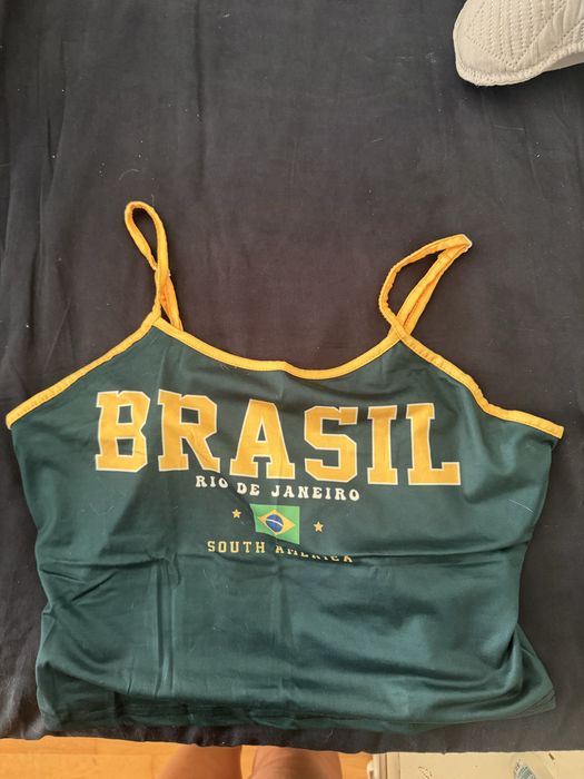 top brasil verde e amarelo