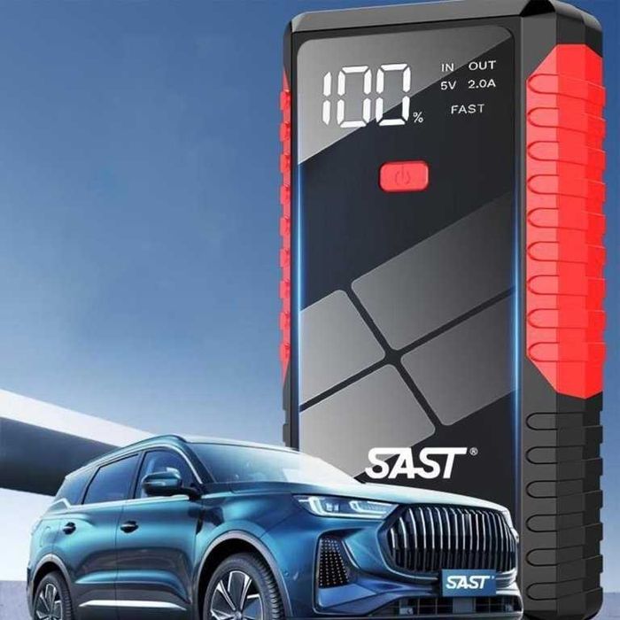 Пусковое устройство SAST Jump Starter 1500A 29800 mAh для авто до 4.0L