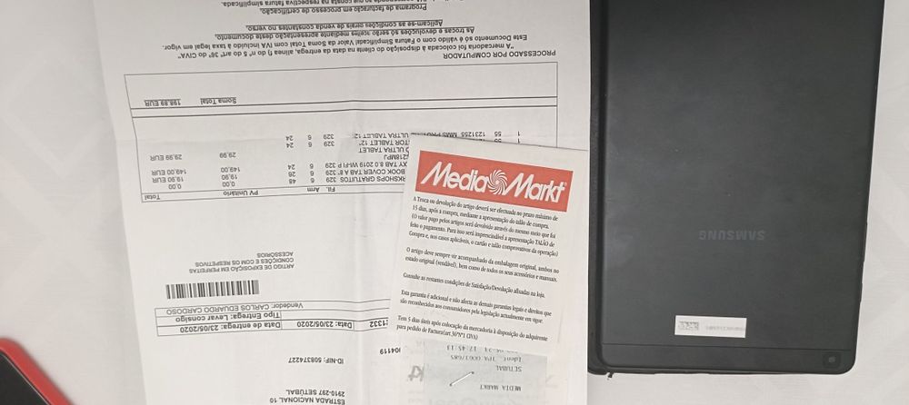 Samsung Galaxy Tab A 10.1 LTE (SM-T515) – Ecrã Novo + Bateria Nova